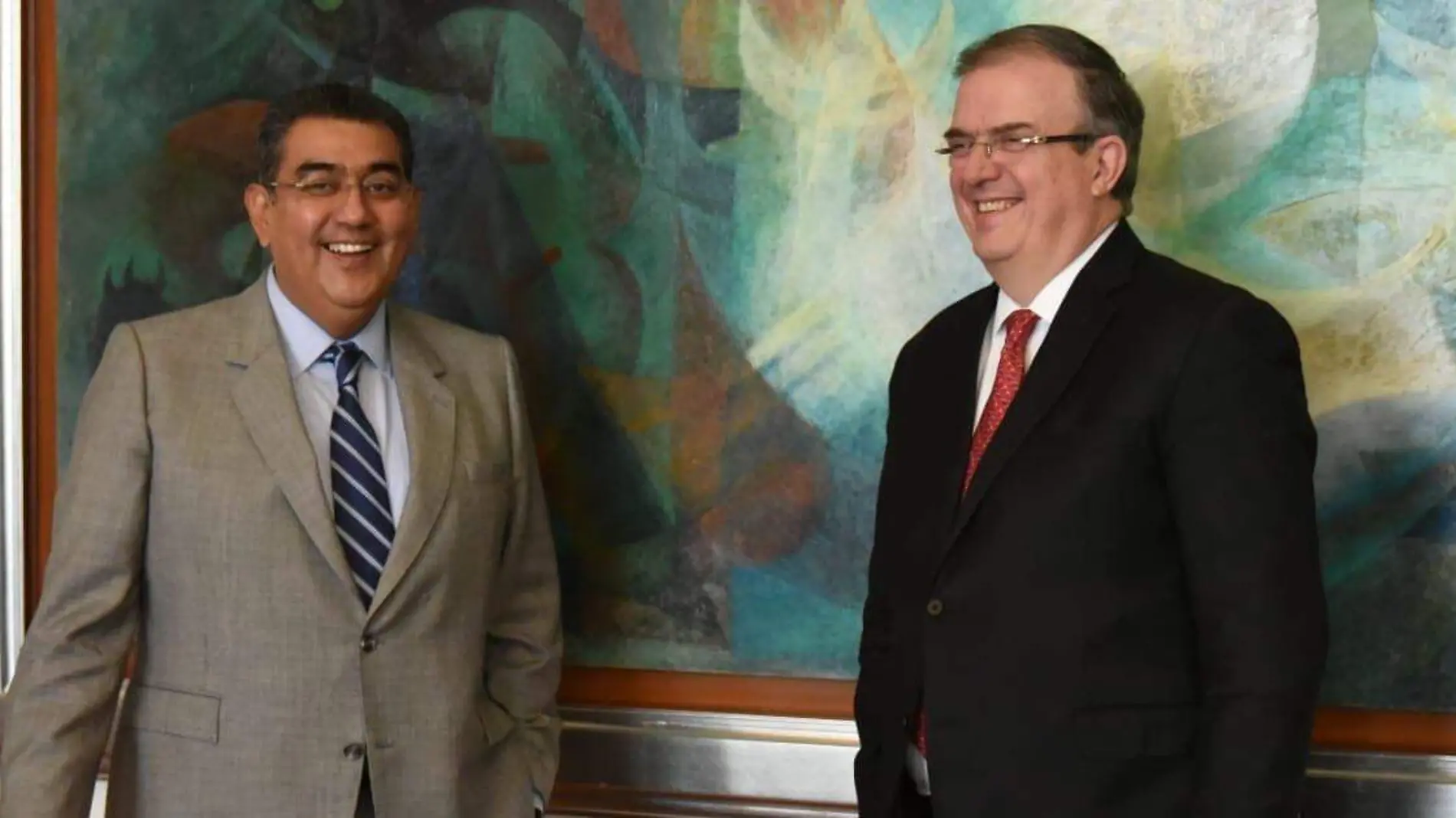 reunion mercelo ebrard y sergio salomón